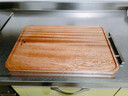 雙槍烏金檀木整木菜板 百年齡砧板家用切菜案板抗菌實(shí)木菜板45*30*2.5 曬單實(shí)拍圖