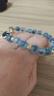 大英博物館天鵝貴族棋盤(pán)糖心瑪瑙藍色輕奢手鏈手串送女生禮物 曬單實(shí)拍圖