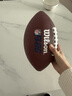 威爾勝（Wilson）官方NFL FLAG橄欖球PU持久耐用訓練復合皮材質(zhì)運動(dòng)訓練專(zhuān)業(yè)橄欖球 7號 WF3008201XBYH 曬單實(shí)拍圖