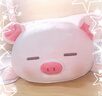 名創(chuàng  )優(yōu)品（MINISO）小豬B-BO彈力超柔趴姿公仔毛絨玩具玩偶抱枕靠枕娃娃生日禮物女 曬單實(shí)拍圖