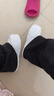 回力小白鞋女輕盈舒適軟底板鞋女學(xué)生休閑百搭運動(dòng)增高鞋女 白色 35 曬單實(shí)拍圖