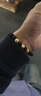 中國黃金（CHINA GOLD）六字真言黃金手鏈男足金黑曜石手串生日禮物送男友老公結婚實(shí)用 [京速達]足金六字真言轉運珠手串 曬單實(shí)拍圖