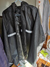 阿蒂亞 牛津布分體式反光雨衣雨褲 XL碼/件 黑色連帽套裝 曬單實(shí)拍圖