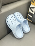 潔麗雅護士洞洞鞋女夏季2026新款涼鞋外穿防滑手術(shù)室醫護包頭涼拖鞋男夏 天空藍 38-39 【標準碼】 曬單實(shí)拍圖