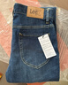 Lee25新品726標準中腰直筒丹寧回潮中藍色男牛仔褲 曬單實(shí)拍圖