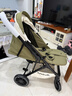 InnoTruth嬰諾嬰兒車(chē)睡籃推車(chē)二合一0-3歲用折疊輕便可坐可躺帶減震嬰幼兒 4代青芥綠【二合一】推車(chē)+睡籃 曬單實(shí)拍圖