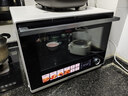 宜盾普微蒸烤炸一體機 微波爐家用臺式四合一蒸烤箱32L大容量上烤下蒸鈦流瑯內膽EDC-X3二代 曬單實(shí)拍圖
