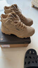 強人男靴3515戶(hù)外作戰靴絨面牛皮登山運動(dòng)訓練靴子 沙漠短靴 沙色 43 曬單實(shí)拍圖