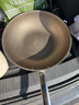 炊大皇純鈦炒鍋純鈦板0涂層不粘鍋鈦鍋32cm【假一賠十】電磁爐明火鈦瑞 曬單實(shí)拍圖