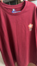 回力短袖女t恤夏季2026超火酒紅色顯白純棉半袖寬松高級胖mm大碼女裝 曬單實(shí)拍圖