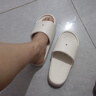 女士夏季室內家居厚底防滑踩屎感EVA涼拖孕婦也適用舒適軟底居家 白色 (加厚升級款) 38-39 (250mm) 曬單實(shí)拍圖