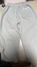 white wheat【動(dòng)能褲】?jì)和?6春季新款褲子男童長(cháng)褲女寶直筒闊腿褲 淺綠 110 曬單實(shí)拍圖