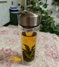 領(lǐng)臣（LINGCHEN）雙層玻璃杯茶杯男士泡茶專(zhuān)用高硼硅耐熱防爆耐高溫高級商務(wù)茶水杯 曬單實(shí)拍圖