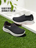 足力健老人鞋休閑百搭中老年散步鞋輕便爸爸鞋26117043J 碳灰 42 曬單實(shí)拍圖