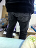 Lee商場(chǎng)同款709修身錐形黑灰暖巖恒溫男保暖牛仔褲 黑灰色 29褲長(cháng) 31 曬單實(shí)拍圖