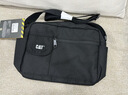 卡特（CAT）郵差包單肩斜挎包13英寸ipad包通勤戶(hù)外多口袋潮大容量 黑 84557 曬單實(shí)拍圖