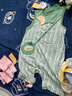 巴拉巴拉童裝嬰兒衣服男童連體衣女寶寶哈衣爬服夏裝【商場(chǎng)同款】 白綠色調00314 90cm 曬單實(shí)拍圖