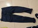 Prato Lee男士牛仔褲男修身商務(wù)褲子男休閑彈力直筒褲男褲春秋款潮流高端 深藍色 32 曬單實(shí)拍圖