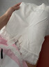 JIOESC褲女內褲二合一防走光打底褲安全褲夏薄款蕾絲可外穿打底短 白色 均碼 【-130斤】 曬單實(shí)拍圖