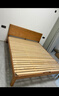 源氏木語(yǔ)精選實(shí)木床中古風(fēng)大板床小戶(hù)型齊邊床家用櫻桃木床主臥日式家具雙 【2】低鋪1.5*2m(不含墊) 櫻桃木 曬單實(shí)拍圖