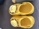 牧童寶寶拖鞋男女童靜音室內居家鞋軟底可愛(ài)卡通嬰兒棉拖鞋 小熊藍140 曬單實(shí)拍圖