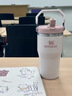 STANLEY保溫杯咖啡杯水杯不銹鋼杯子時(shí)尚戶(hù)外便攜保溫保冷男士女士禮物 【明星同款】晶粉色- 354ml 曬單實(shí)拍圖