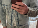 Levi's李維斯男士美式復古寬松工裝風(fēng)水洗百搭時(shí)尚牛仔夾克外套 淺藍色 A7632-0011 M 曬單實(shí)拍圖