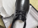 海瀾之家HLA皮鞋男士商務(wù)休閑秋冬正裝德比鞋子男H334/H220 黑色加絨42 曬單實(shí)拍圖
