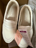 Pansy盼喜女鞋一腳蹬網(wǎng)面鞋透氣樂(lè )福鞋軟底寬楦舒適單鞋子4319 米色 36 曬單實(shí)拍圖