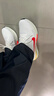 耐克男子公路專(zhuān)業(yè)跑步鞋春季緩震反光NIKE JOURNEY RUN FN0228 110白/亮深紅/杉木淺藍灰 42 曬單實(shí)拍圖