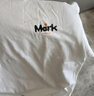 馬克華菲（MARK FAIRWHALE）短袖男士夏季潮牌休閑短袖T恤男寬松重磅220g純棉男裝 白色 XL 曬單實(shí)拍圖
