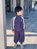 G.duck小黃鴨童裝男童春裝套裝2026新款中小兒童衣服男孩春秋運動(dòng)兩件套 紫色 90 建議80-90cm1歲半-2歲 曬單實(shí)拍圖