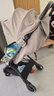 Silver CrossClic2輕便折疊小巧0-4歲寶寶嬰兒推車(chē)新生兒可坐可躺 Clic 2-礫巖棕 曬單實(shí)拍圖