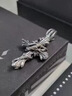 BJYL神諭復古十字架項鏈男款毛衣鏈男士吊墜高級感飾品生日禮物送男友 復古十字架項鏈 曬單實(shí)拍圖