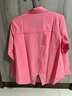 啄木鳥(niǎo)設計感背后開(kāi)叉玫粉色棉襯衫女寬松長(cháng)袖襯衣2026春夏百搭開(kāi)衫上衣 玫粉色 L 105-120斤 曬單實(shí)拍圖