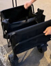 北岳露營(yíng)推車(chē)可折疊戶(hù)外手推野餐車(chē)營(yíng)地拖車(chē)拉桿小拉車(chē)桌板燒烤野營(yíng)車(chē) 煤炭黑【升級迷你款】5寸萬(wàn)向輪 曬單實(shí)拍圖
