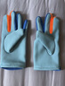 9i9兒童手套春秋加厚戶(hù)外防水上學(xué)騎車(chē)手套夜光卡通滑雪手套藍6-13歲 曬單實(shí)拍圖