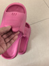 四季可穿拖鞋女居家防滑防臭eva家用室內浴室不臭涼拖鞋外穿 玫紅色 38-39 曬單實(shí)拍圖