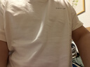 啄木鳥(niǎo)（TUCANO）短袖男士t恤春夏季寬松休閑打底衫純棉百搭半袖衣服男裝 白色 L 曬單實(shí)拍圖
