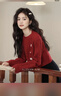 溫格芳連衣裙女裝時(shí)尚套裝2025秋冬新款高級感洋氣穿搭紅色衣服針織裙子 紅色毛衣+黑色吊帶裙 M 曬單實(shí)拍圖