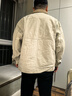 gxgjeans男裝工裝風(fēng)底特律翻領(lǐng)寬松夾克外套25年秋新品 淺卡其 175/L 曬單實(shí)拍圖