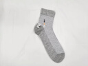浪莎襪子男夏季大碼純棉防臭夏季薄款透氣男士加大號46特大腳肥全棉襪 黑色2藏青2深灰1 共 5雙 均碼 大碼純棉男襪42-48碼網(wǎng)眼 曬單實(shí)拍圖