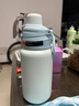 樂(lè )扣樂(lè )扣吸管保溫杯子兒童水杯6-12歲小學(xué)生上學(xué)專(zhuān)用大容量不銹鋼背帶水壺 曬單實(shí)拍圖