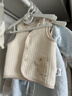 童泰（TONGTAI）嬰兒馬甲春秋季純棉寶寶衣服雙層加厚背心坎肩馬夾上衣白色66cm 曬單實(shí)拍圖