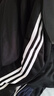 阿迪達斯（adidas）外套男女春季跑步運動(dòng)立領(lǐng)拉鏈夾克外套運動(dòng)服 黑/白 M 曬單實(shí)拍圖