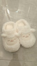 名創(chuàng  )優(yōu)品（MINISO）小綿羊咩咩棉拖鞋女秋冬包跟家居室內厚底月子毛毛拖鞋白色40-41 曬單實(shí)拍圖