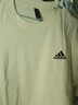 adidas情侶休閑純棉上衣圓領(lǐng)短袖T恤男女夏季阿迪達斯官方輕運動(dòng) 米白   S 曬單實(shí)拍圖