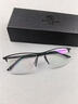木川近視眼鏡男款商務(wù)碳纖維鏡腿超輕鈦架可配有度數防藍光變色眼睛框 鈦架P8752黑色C1【碳纖維鏡腿_單鏡框】 單鏡框【有模板片】 曬單實(shí)拍圖