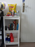 美麗雅廚房置物架多功能落地多層收納架書(shū)架零食架三層床頭臥室廚房用具 曬單實(shí)拍圖