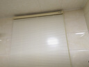 慕唐（mutang）免打孔百葉窗L型鋁合金辦公室廚房陽(yáng)臺衛生間防水遮陽(yáng)窗簾啞光白 曬單實(shí)拍圖